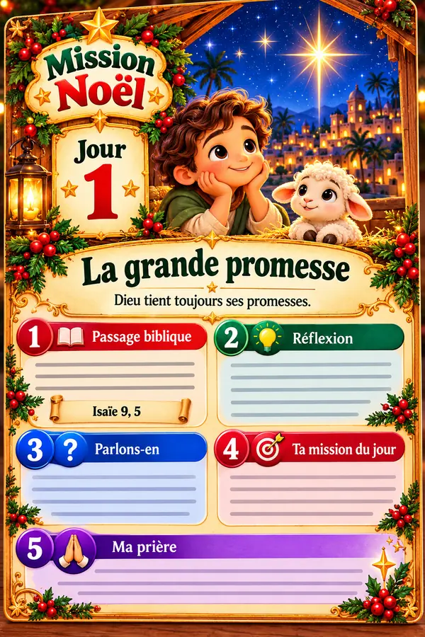 Carte du Jour 1 : La grande promesse