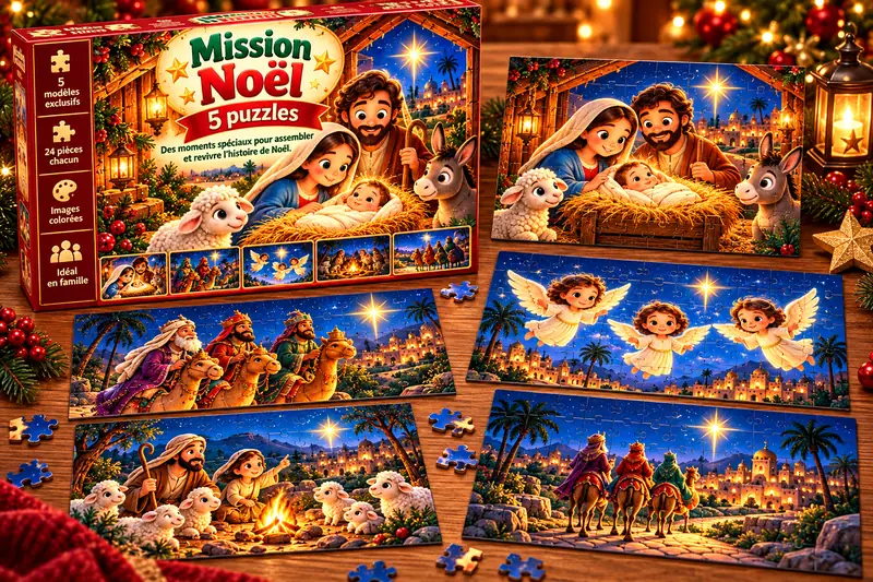 Puzzles de Noël Mission Noël